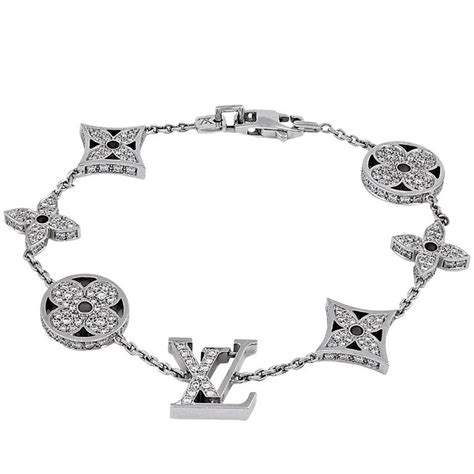 lv braclet black|louis vuitton bracelet diamond.